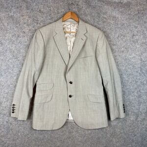 Charles Tyrwhitt Blazer Mens 44R Gray 100% Wool Alfred Brown Classic Fit Jacket